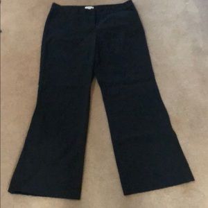 New York & co black pin stripe dress pants sz 12